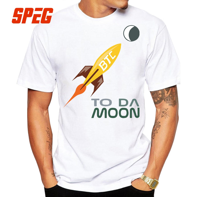 Bitcoin to Da Moon Tee Shirt